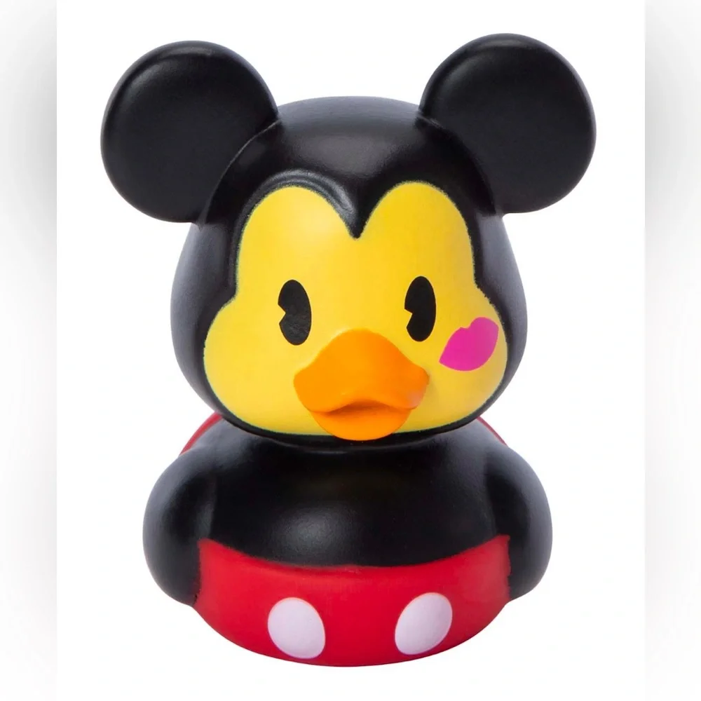 NEW! Disney Mickey Mouse and Minnie Mouse Hearts and Kisses Rubber Duck Set- NWT